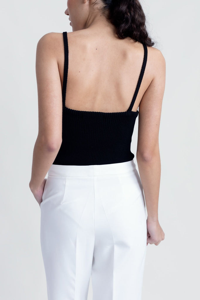 Calça Reta Branca Clássica