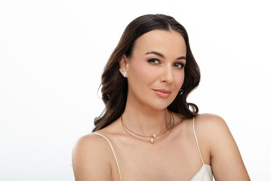 Choker aro coração zircônia – Coleção Essência