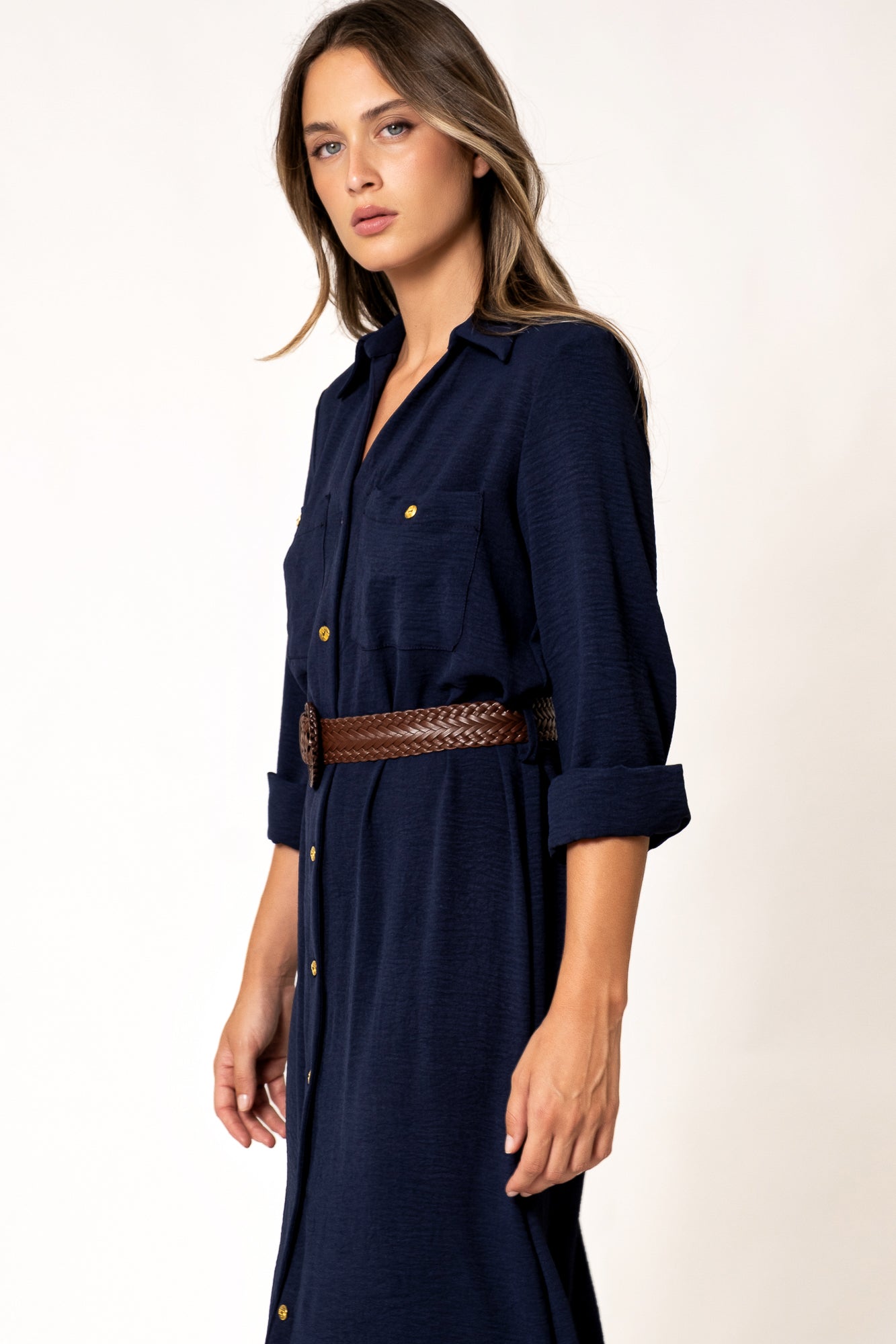 Vestido Camiseiro Elegante