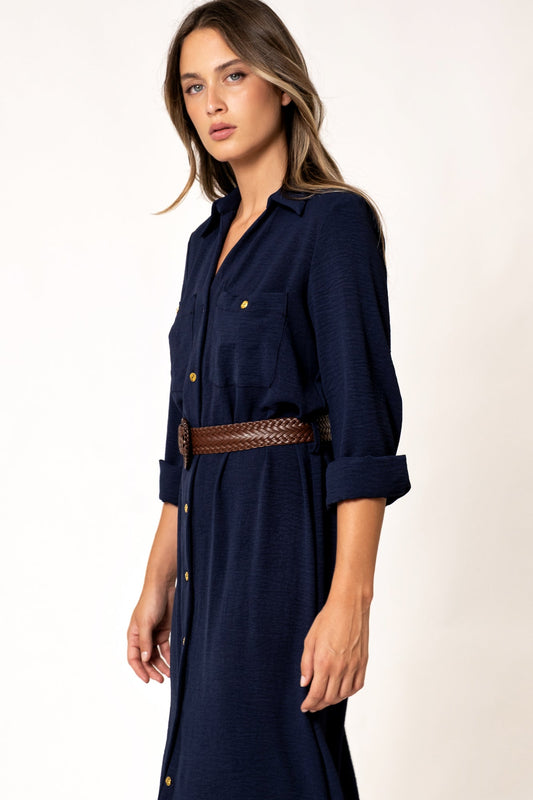 Vestido Camiseiro Elegante