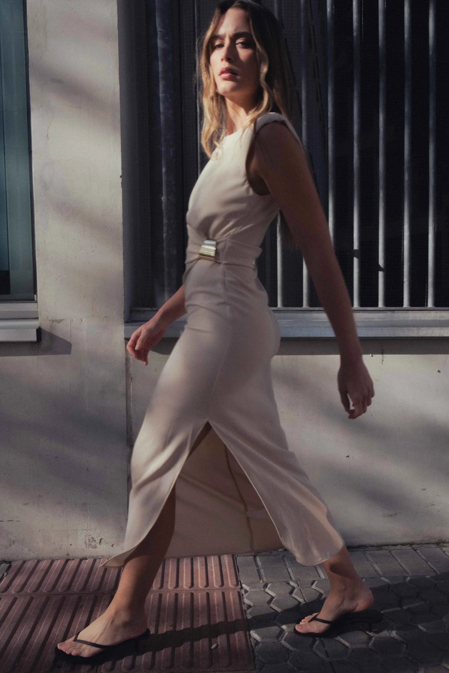 Vestido Midi em Malha Delicada