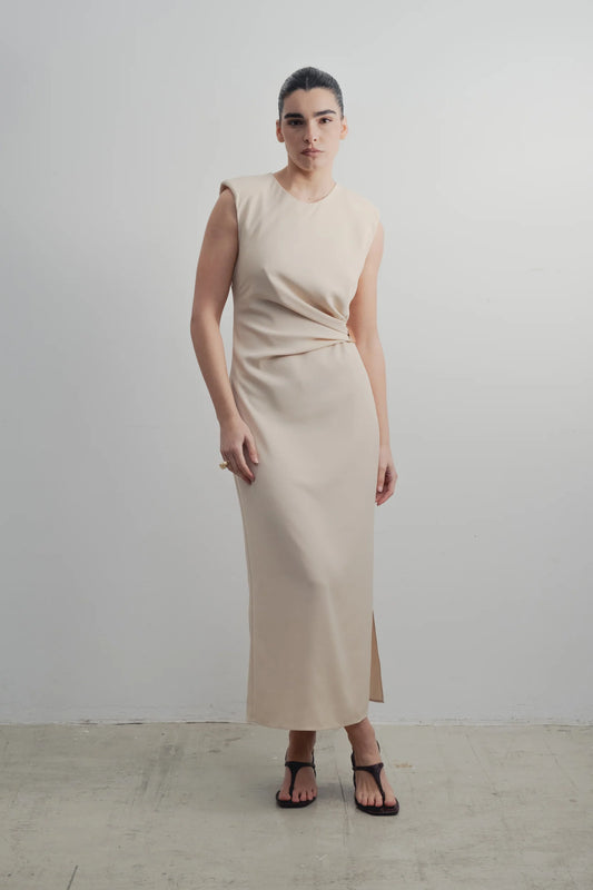 Vestido Midi em Malha Delicada