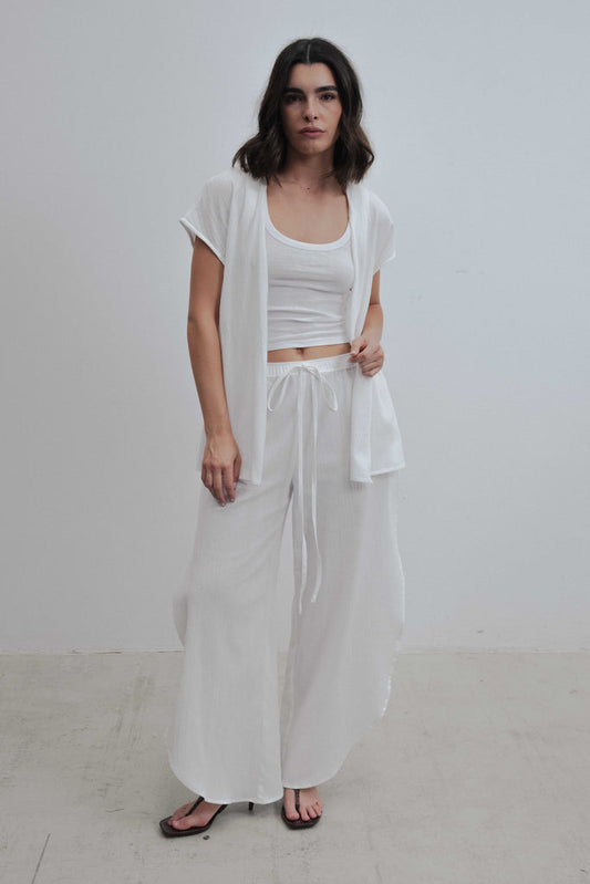 Blusa Duna combinada com a Calça Duna.