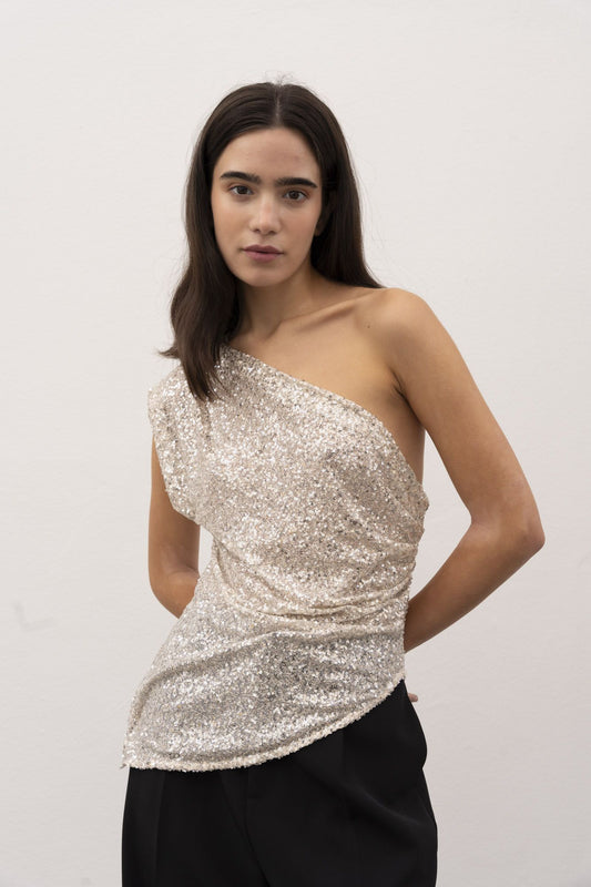 Top Assimétrico Elegante