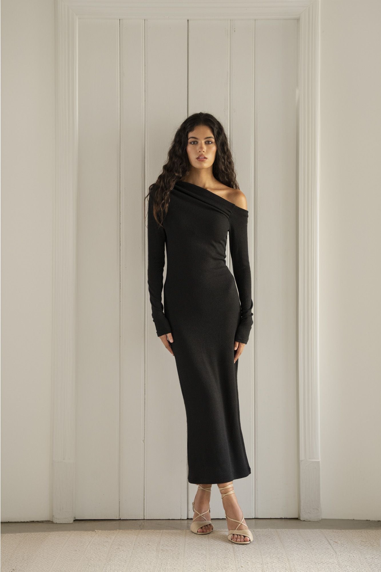 Vestido Malha Assimétrico