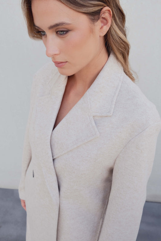 Casaco Cruzado Elegante
