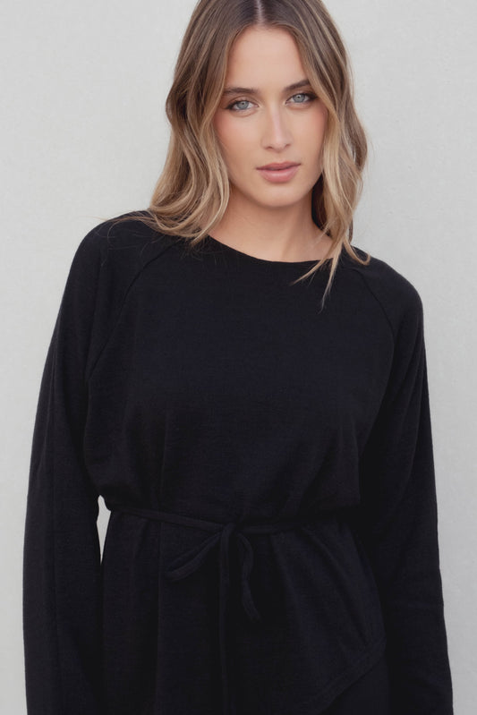 Suéter Fluido com Cinto