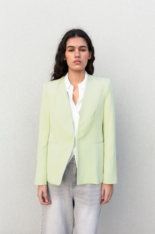 Blazer  Moderno sem Lapela