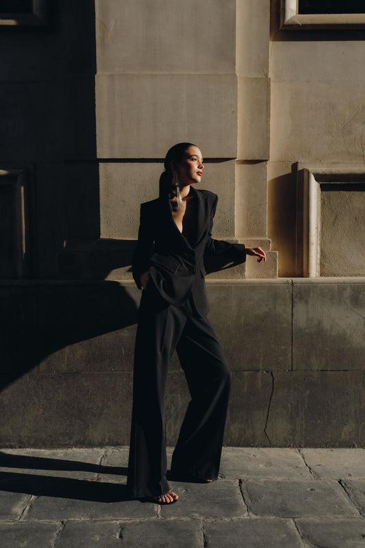 Pantalona Plissada Delicada