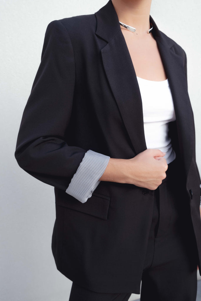 Pantalona Larga com Pinças