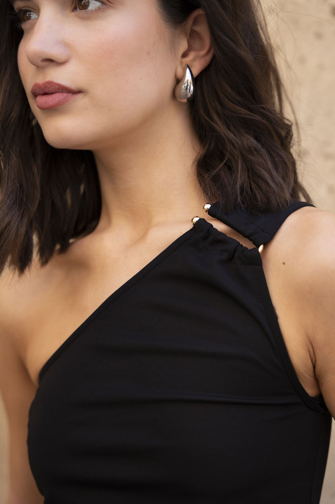 Top Assimétrico de Alça Única