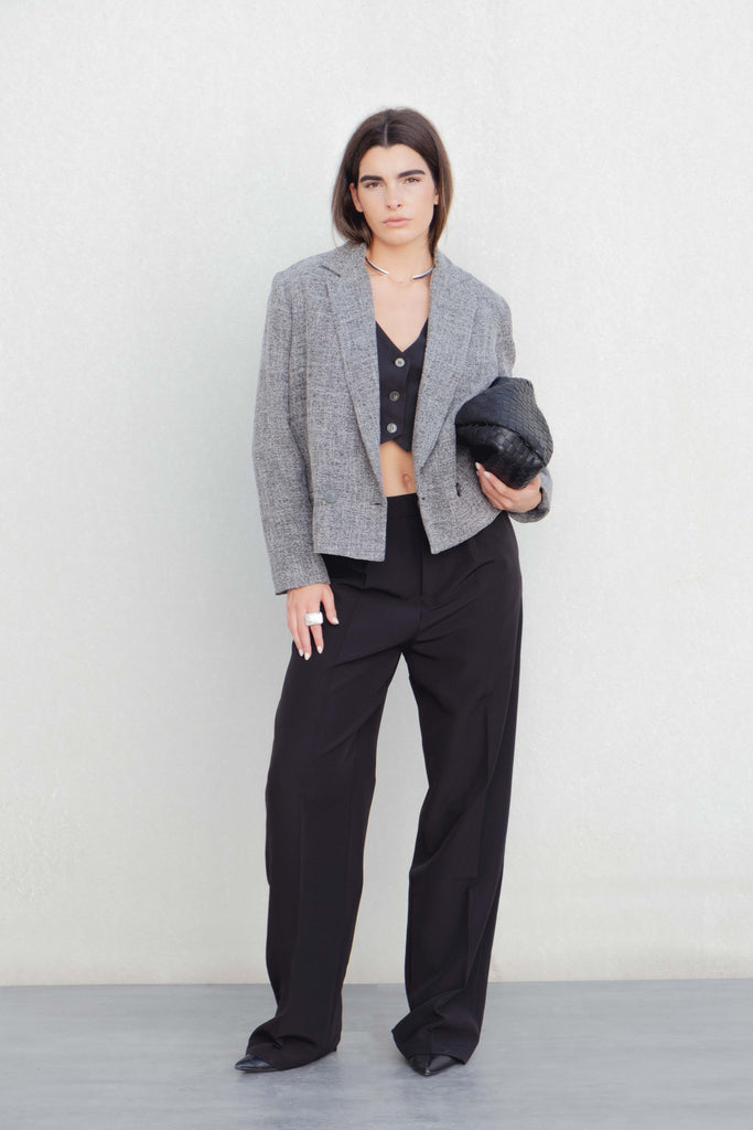 Pantalona Plissada Delicada