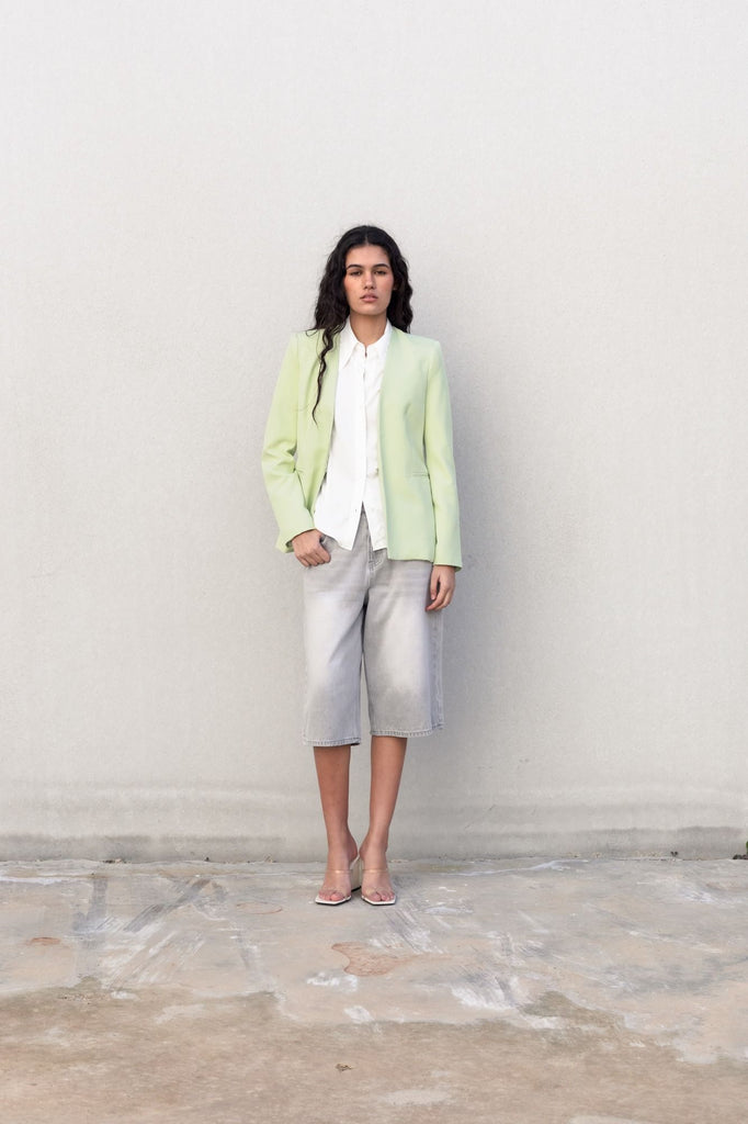 Blazer  Moderno sem Lapela