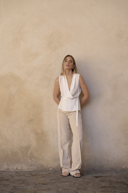 Pantalona de Cintura Alta