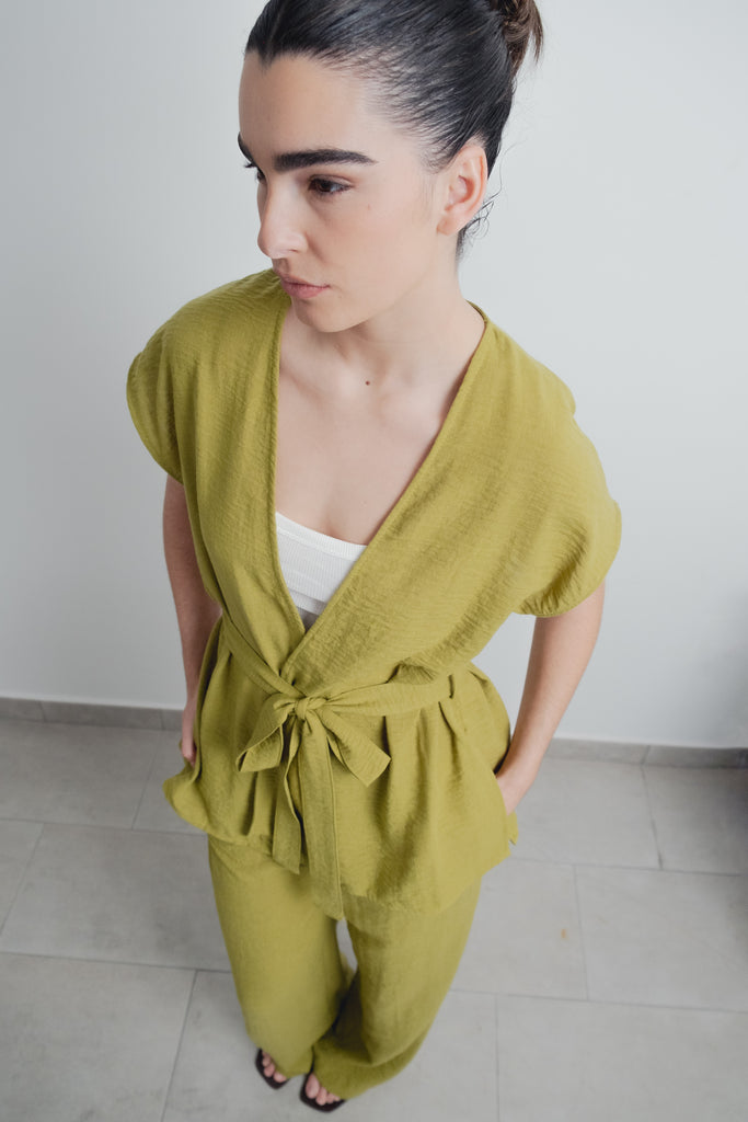 Calça Fluida com Elástico