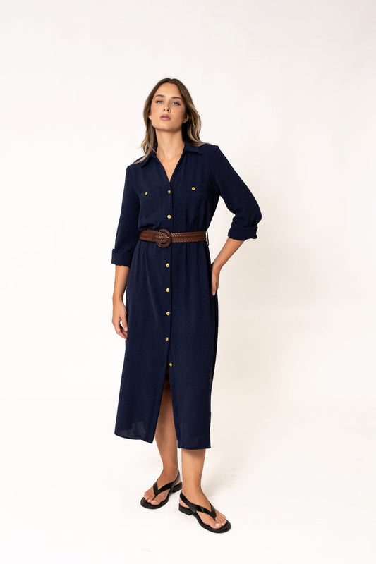 Vestido Camiseiro Elegante