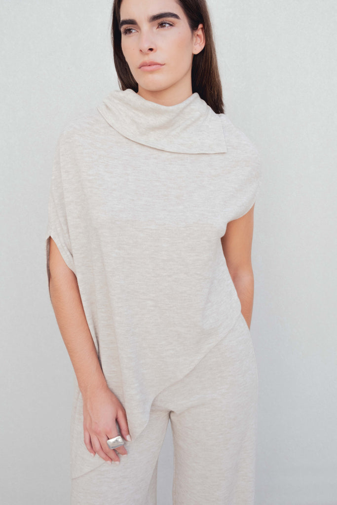 Calça Larga em Malha