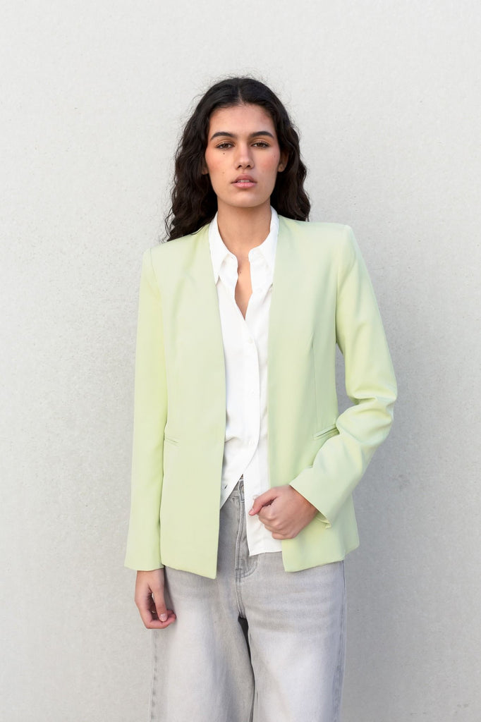 Blazer  Moderno sem Lapela