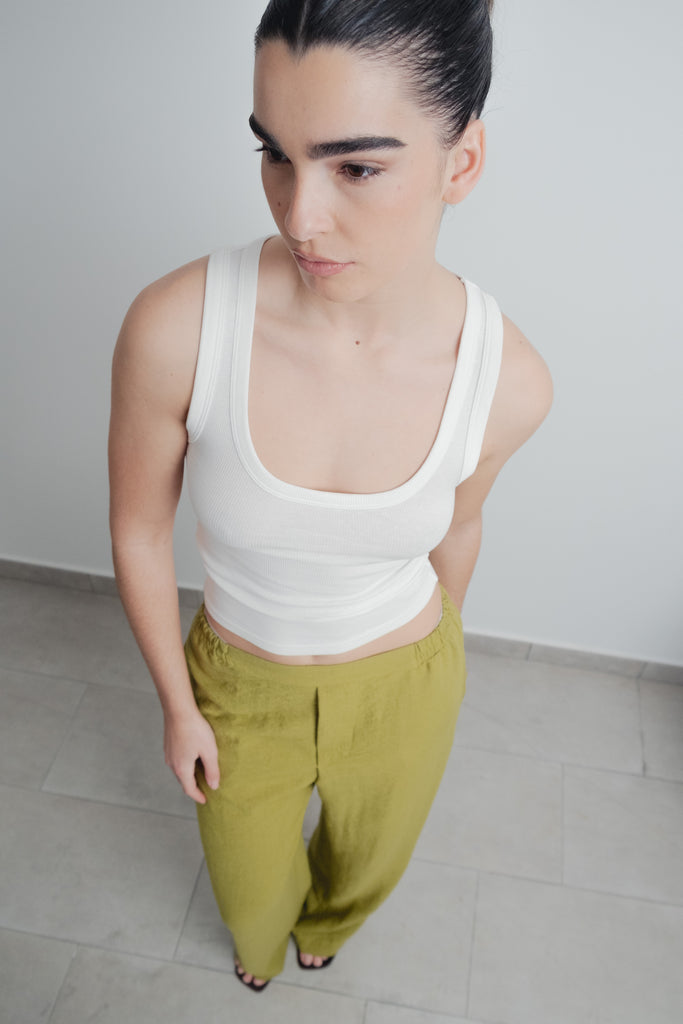 Calça Fluida com Elástico