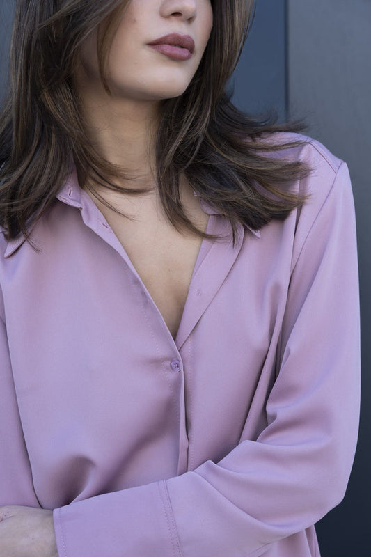 Camisa Lilás Poder Suave