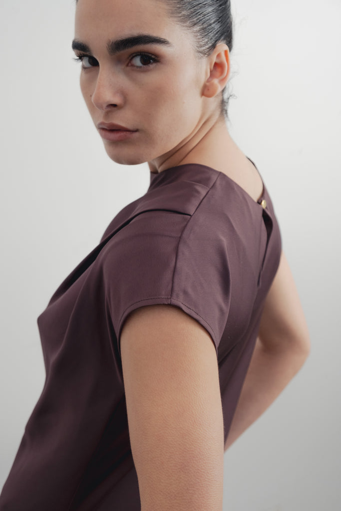 Vestido Midi Combinado