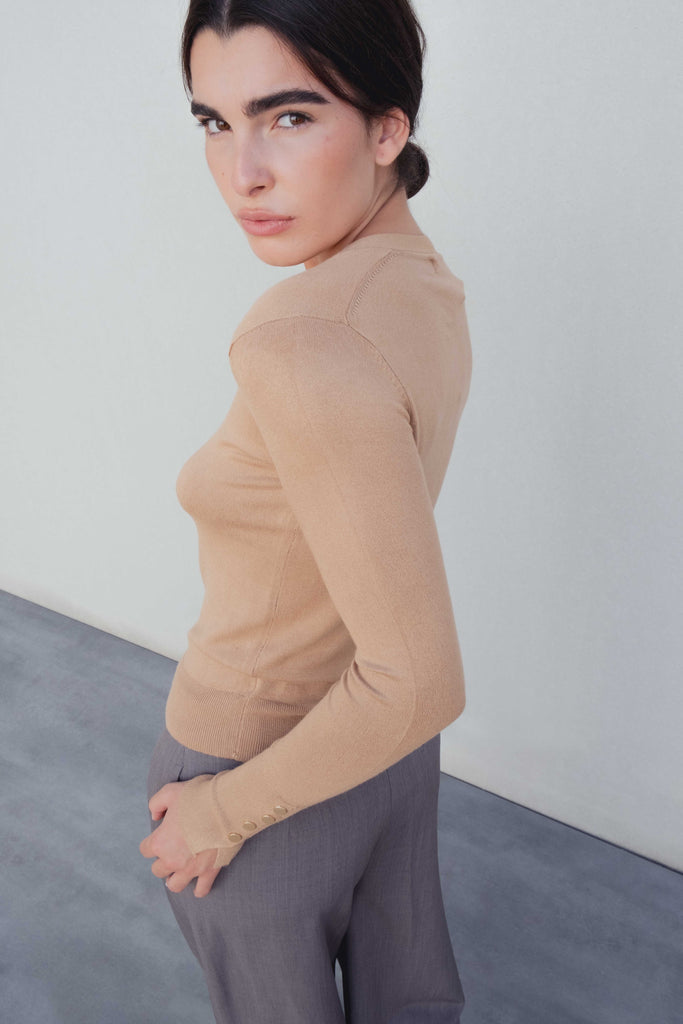 Cardigan com Botões