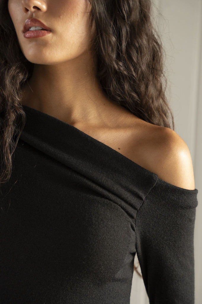 Vestido Malha Assimétrico