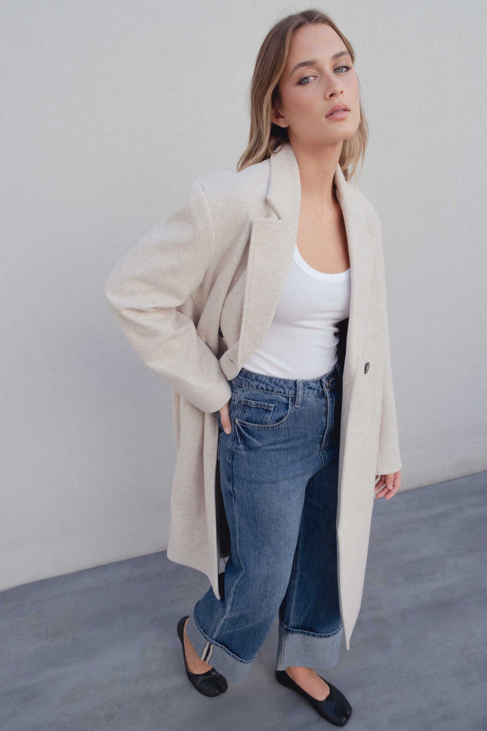 Casaco Cruzado Elegante