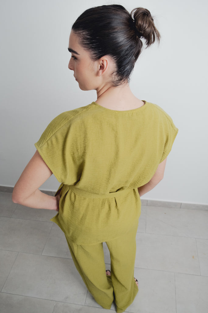 Calça Fluida com Elástico