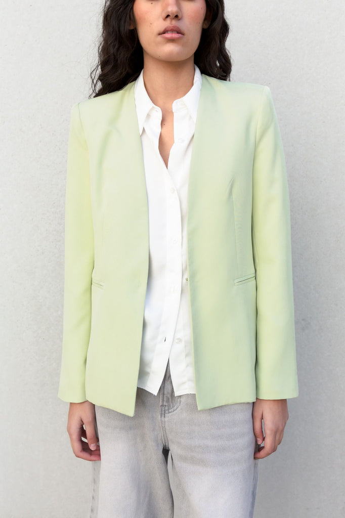 Blazer  Moderno sem Lapela