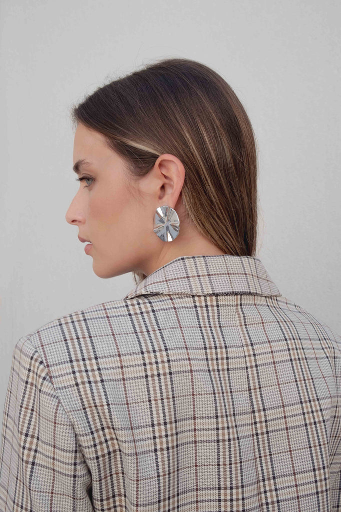 Jaqueta Cropped Xadrez