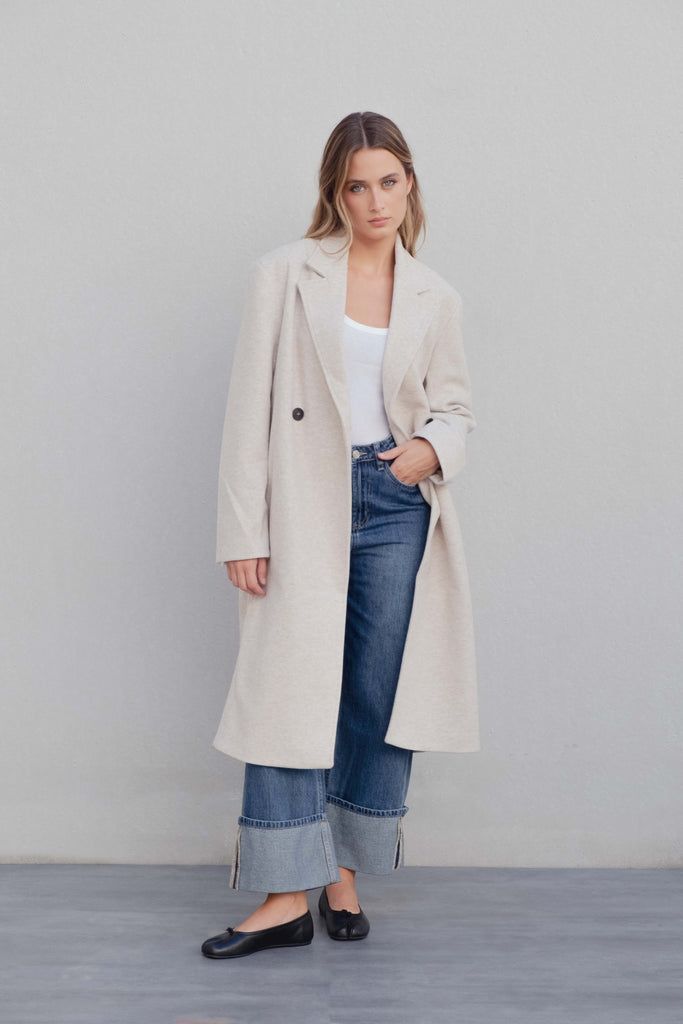 Casaco Cruzado Elegante