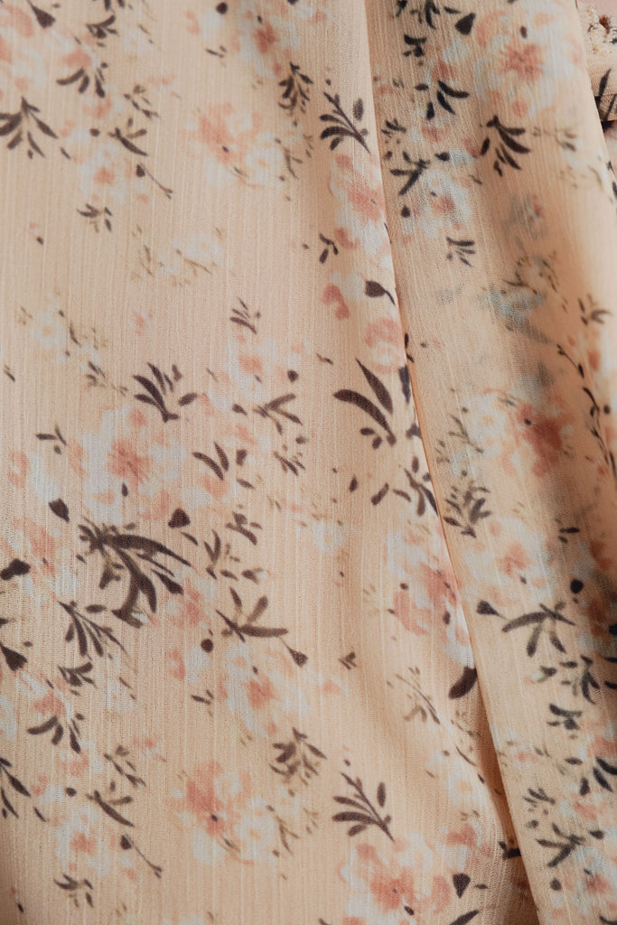 Camisa Estampada com Laço