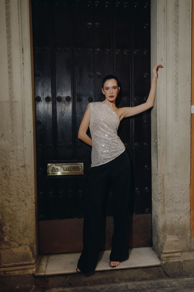 Top Assimétrico Elegante