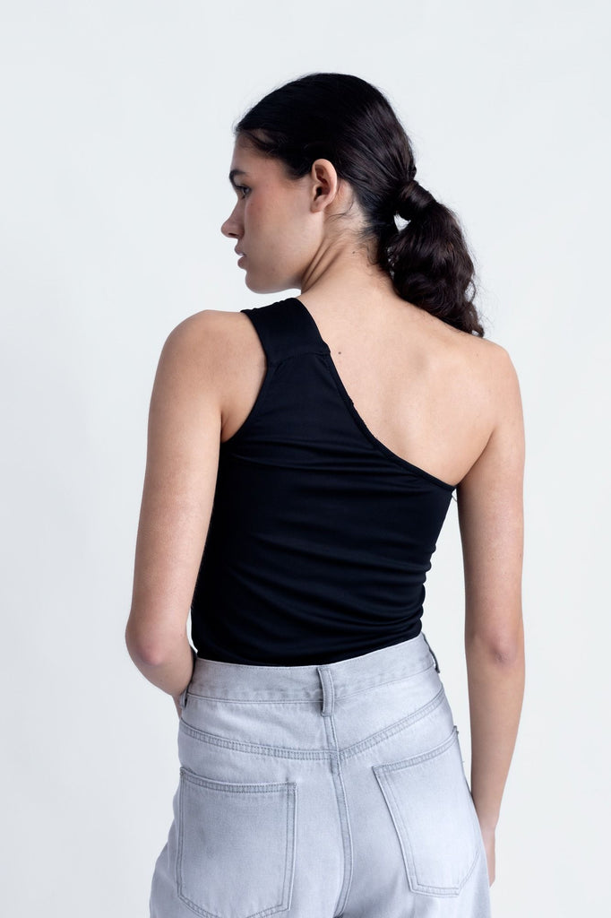 Top Assimétrico de Alça Única