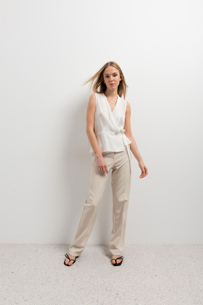 Blusa Cruzada com Fivela