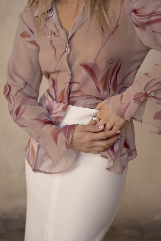 Camisa Semitransparente Essencial